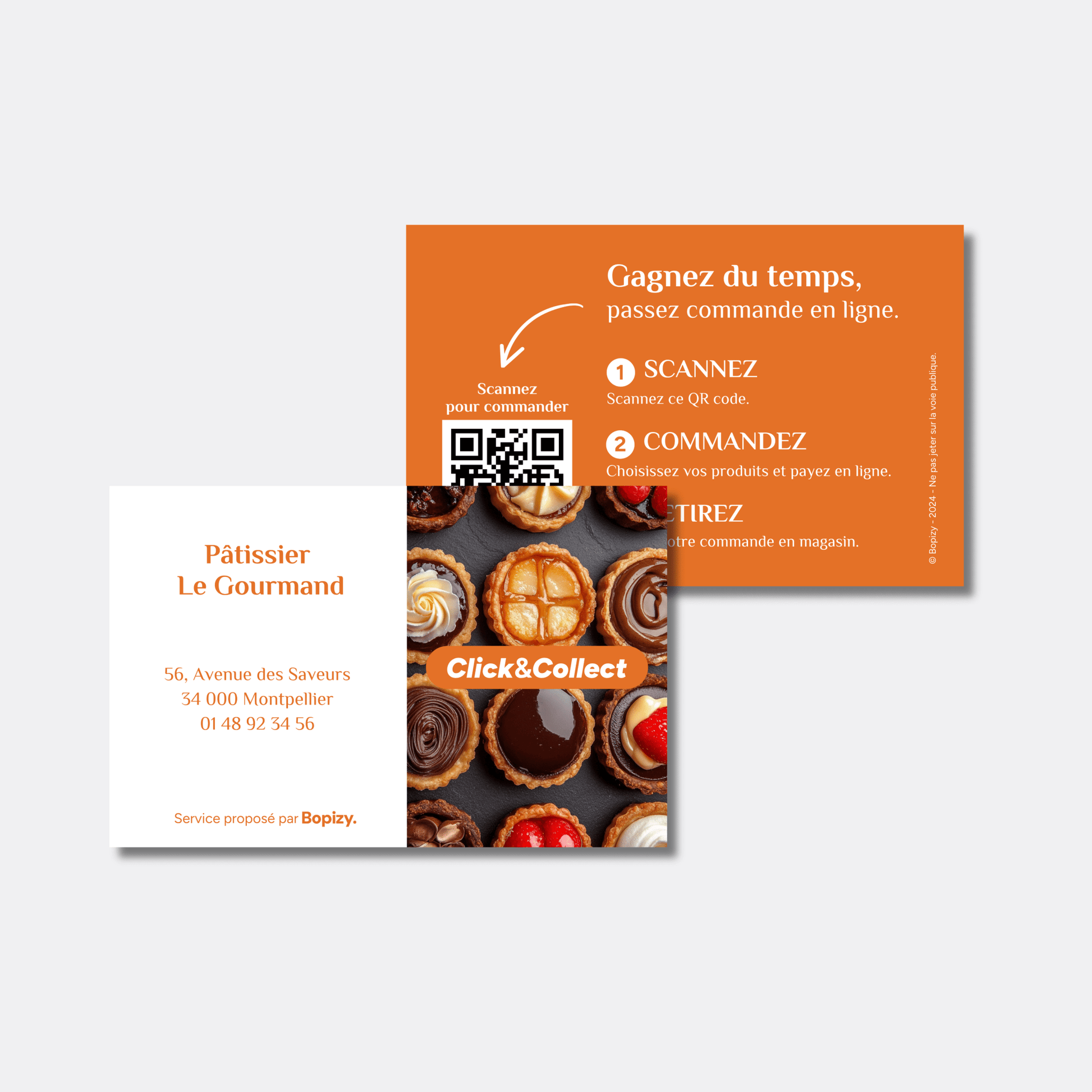 Cartes Click & Collect personnalisables - Bopizy