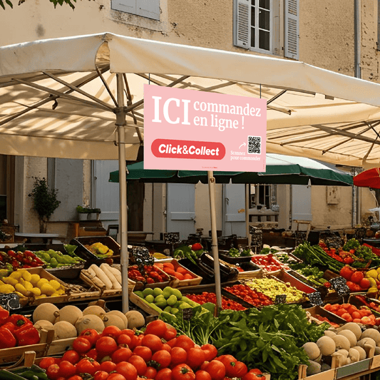 Panneau "Commandez en ligne" - Bopizy