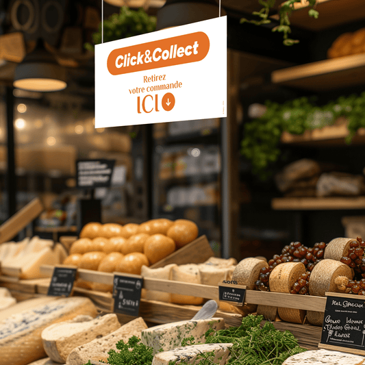 Panneau "Retirez votre commande ICI" - Bopizy