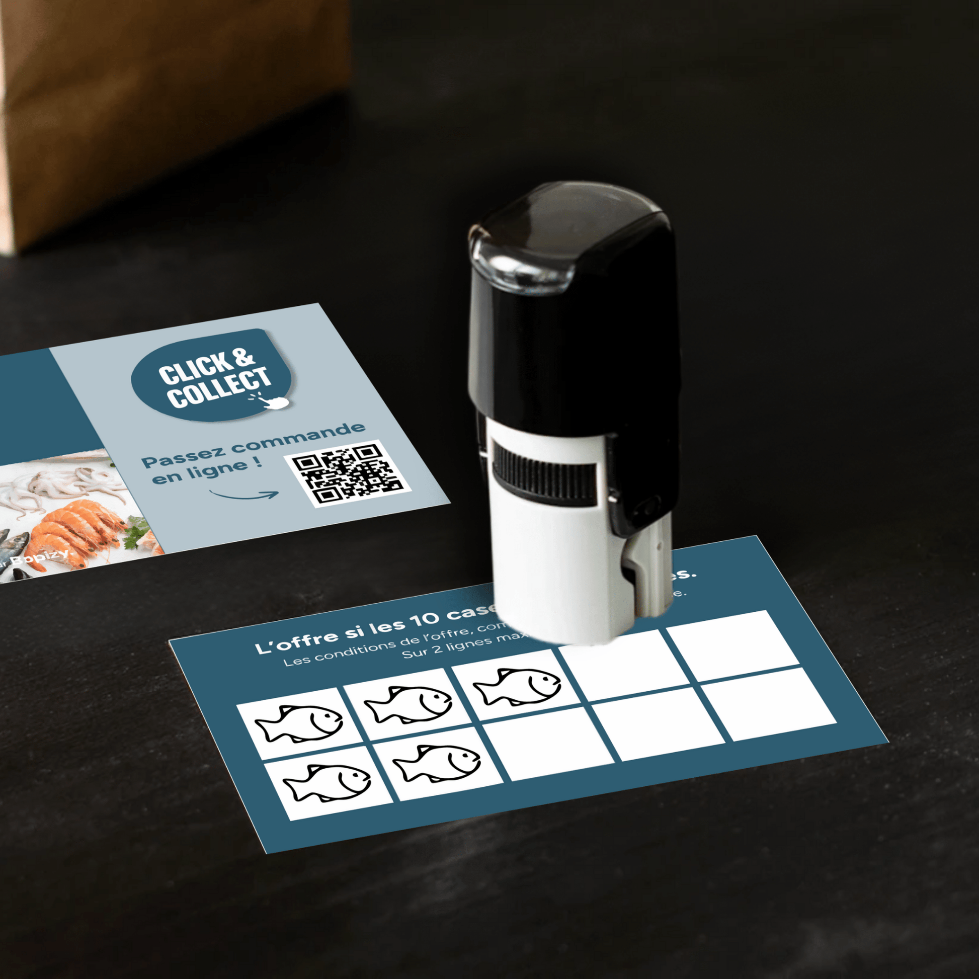 Tampon pour carte de fidélité - Bopizy